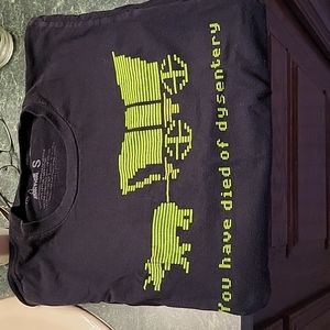 Oregon Trail You Have died of dysentery t shirt